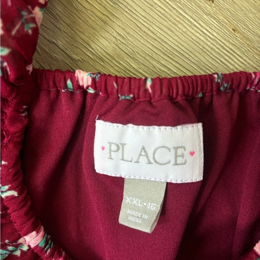 Children’s place Floral Dress size xxl-16 - Picture 2 of 2
